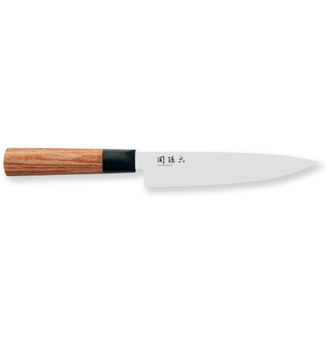 KAI Couteau universel Seki Magoroku Red Wood (15 cm) MGR-150U - Coutellerie du Jet d'eau