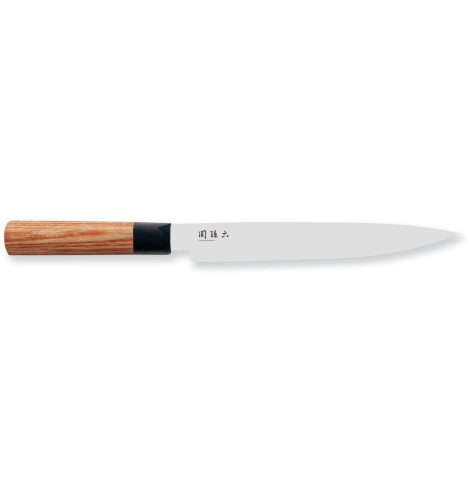 KAI Couteau à jambon Seki Magoroku Red Wood (20 cm) MGR-200L - Coutellerie du Jet d'eau