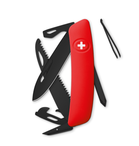 Swiza Swiss Knives Couteau suisse Swiza D06 Allblack KNI.0063.1000 - Coutellerie du Jet d'eau