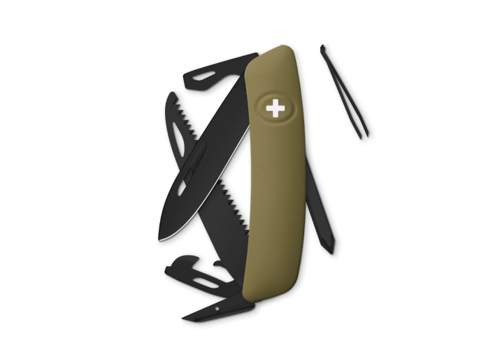 Swiza Swiss Knives Couteau suisse Swiza D06 Allblack KNI.0063.1000 - Coutellerie du Jet d'eau