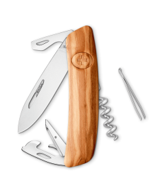 Swiza Swiss Knives Couteau suisse Swiza D03 Wood Olive (Bois d'olivier) KNI.0030.6310 - Coutellerie du Jet d'eau
