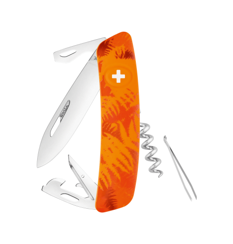 Swiza Swiss Knives Couteau suisse Swiza C03 Camouflage Fougère KNI.0030.2050 - Coutellerie du Jet d'eau