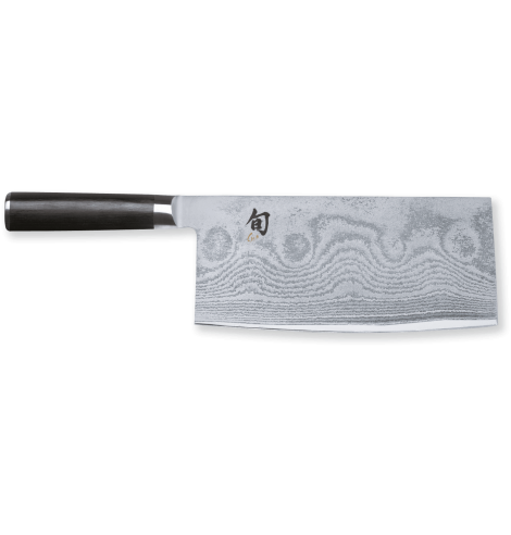 KAI Couteau de cuisine chinois KAI Shun Classic damas (18 cm) DM-0712 - Coutellerie du Jet d'eau