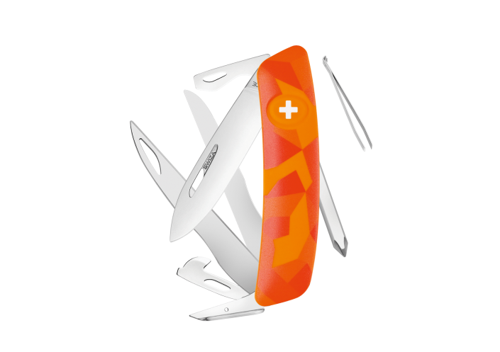 Swiza Swiss Knives Couteau suisse Swiza C08 Camouflage Urban KNI.0120.2030 - Coutellerie du Jet d'eau