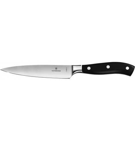 Victorinox Kitchen Couteau de chef Victorinox Grand Maître noir (15 cm) 7.7403.15G - Coutellerie du Jet d'eau