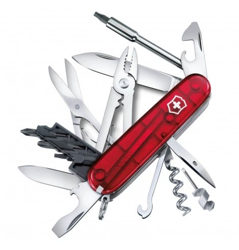 Victorinox Swiss Knives Couteau suisse Victorinox CyberTool M Transparent 1.7725.T - Coutellerie du Jet d'eau