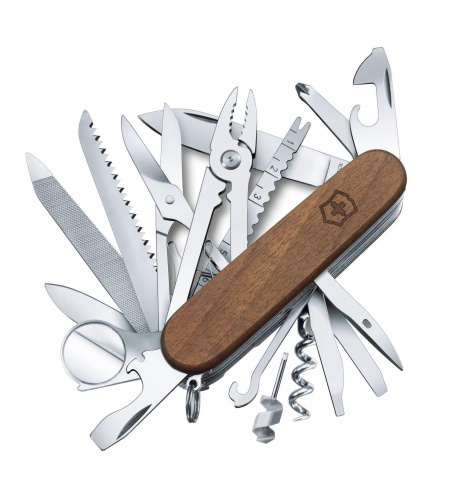 Victorinox Swiss Knives Couteau suisse Victorinox SwissChamp Wood 1.6791.63 - Coutellerie du Jet d'eau