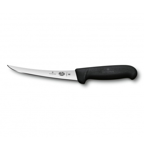 Victorinox Kitchen Couteau à désosser Victorinox Fibrox noir (15 cm) 5.6603.15 - Coutellerie du Jet d'eau