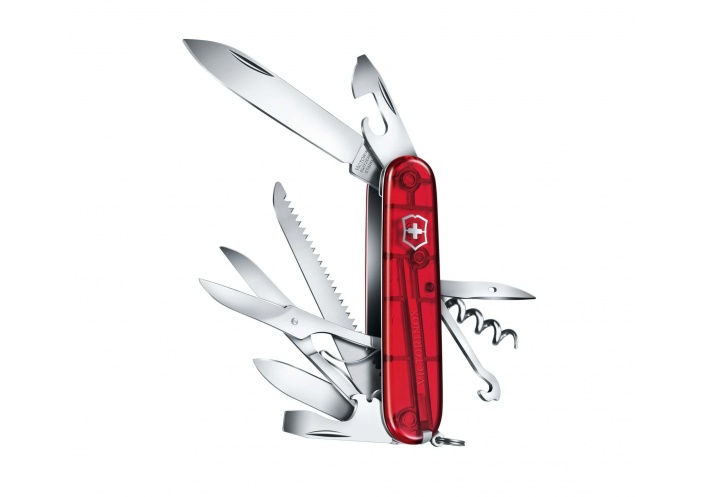 Victorinox Swiss Knives Couteau suisse Victorinox Huntsman Transparent 1.3713.T - Coutellerie du Jet d'eau