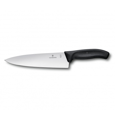 Victorinox Kitchen Couteau à découper Victorinox Swiss Classic noir (20 cm) 6.8063.20G - Coutellerie du Jet d'eau