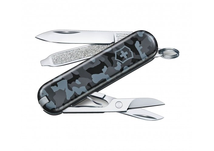 Victorinox Swiss Knives Couteau suisse Victorinox Classic DS Camouflage 0.6223.94 - Coutellerie du Jet d'eau