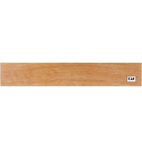 Barre magnétique Kai en bois de chêne (39 cm) DM-0800 - Coutellerie du Jet d'eau