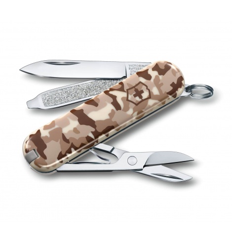 Victorinox Swiss Knives Couteau suisse Victorinox Classic DS Camouflage 0.6223.94 - Coutellerie du Jet d'eau