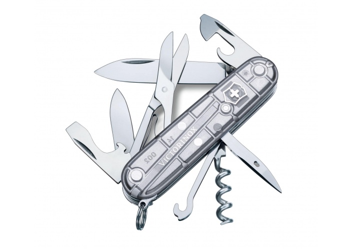 Victorinox Swiss Knives Couteau suisse Victorinox Climber SilverTech 1.3703.T7 - Coutellerie du Jet d'eau