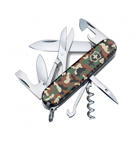 Victorinox Swiss Knives Couteau suisse Victorinox Climber Camouflage 1.3703.94 - Coutellerie du Jet d'eau