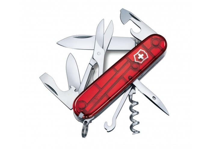 Victorinox Swiss Knives Couteau suisse Victorinox Climber Transparent 1.3703.T - Coutellerie du Jet d'eau