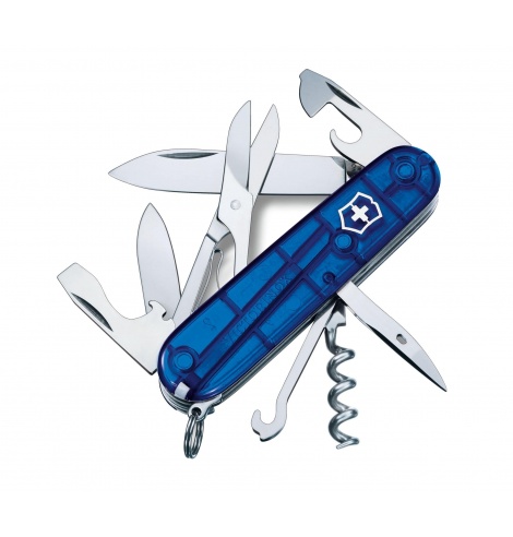 Victorinox Swiss Knives Couteau suisse Victorinox Climber Transparent 1.3703.T - Coutellerie du Jet d'eau