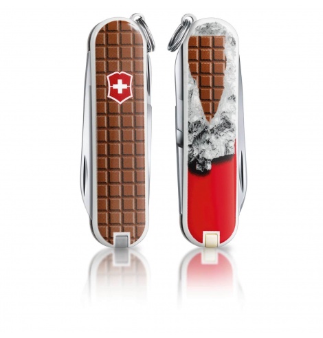 Victorinox Swiss Knives Couteau suisse Victorinox Classic SD Chocolate 0.6223.842 - Coutellerie du Jet d'eau