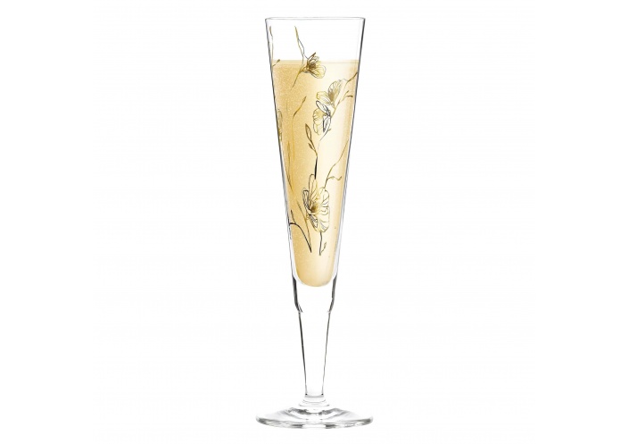 Ritzenhoff Flûte à champagne Ritzenhoff - Champus - Fleurs 1070277 - Coutellerie du Jet d'eau