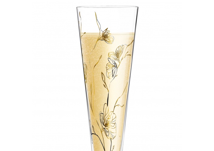 Ritzenhoff Flûte à champagne Ritzenhoff - Champus - Fleurs 1070277 - Coutellerie du Jet d'eau