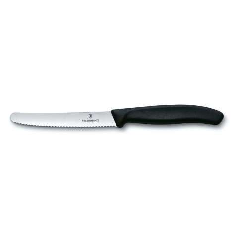 Victorinox Kitchen Couteau de table Victorinox Swiss Classic noir (11 cm) 6.7833 - Coutellerie du Jet d'eau