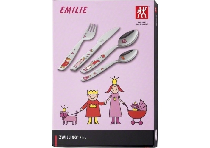 Zwilling J.A Henckels Couverts pour enfants Zwilling J.A Henckels "Emilie" (4 pièces) 07136-210-0 - Coutellerie du Jet d'eau