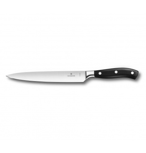 Victorinox Kitchen Couteau à jambon Victorinox Grand Maître noir (20 cm) 7.7203.20G - Coutellerie du Jet d'eau