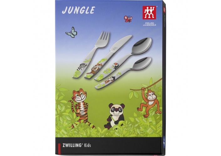 Zwilling J.A Henckels Couverts pour enfants Zwilling J.A Henckels "Jungle" (4 pièces) 07135-210-0 - Coutellerie du Jet d'eau