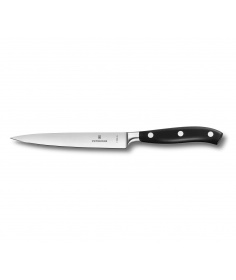 Victorinox Kitchen Couteau à découper Victorinox Grand Maître noir (15 cm) 7.7203.15G - Coutellerie du Jet d'eau