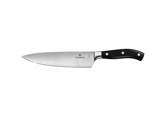 Victorinox Kitchen Couteau de chef Victorinox Grand Maître noir (20 cm) 7.7403.20G - Coutellerie du Jet d'eau