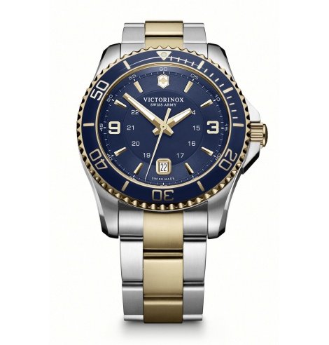 Victorinox Watches Victorinox Maverick Large Bicolore Cadran bleu 241789 - Coutellerie du Jet d'eau