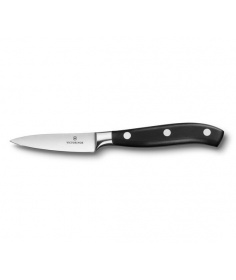 Victorinox Kitchen Couteau d'office forgé Victorinox Grand Maître noir (8 cm) 7.7203.08G - Coutellerie du Jet d'eau