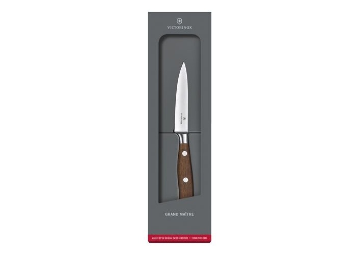 Victorinox Kitchen Couteau de cuisine Victorinox Grand Maître Bois (10 cm) 7.7200.10G - Coutellerie du Jet d'eau