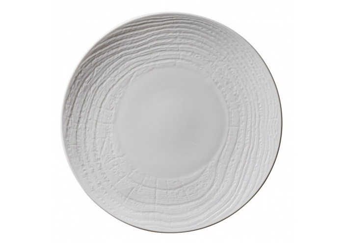 Revol Assiette plate Revol en porcelaine - Arborescence Ivory (Ø 28 cm) RE648279 - Coutellerie du Jet d'eau
