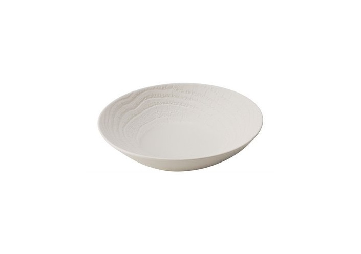 Revol Assiette à soupe Revol en porcelaine - Arborescence Ivory (Ø 24 cm) RE648288 - Coutellerie du Jet d'eau