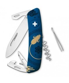 Swiza Swiss Knives Couteau suisse Swiza D03 Nouvel an chinois 2020 KNB.0030.CN4 - Coutellerie du Jet d'eau