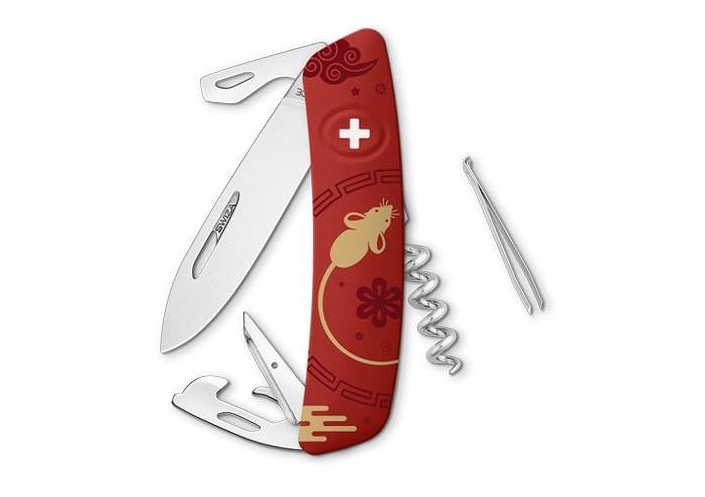 Swiza Swiss Knives Couteau suisse Swiza D03 Nouvel an chinois 2020 KNB.0030.CN3 - Coutellerie du Jet d'eau