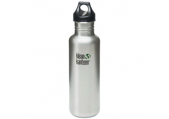 Klean Kanteen Gourde Klean Kanteen Classic Brushed Stainless 800ml 1008438 - Coutellerie du Jet d'eau