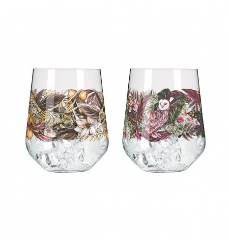 Ritzenhoff Set de 2 verre à gin tumbler Ritzenhoff - La faune du trésor: Chapter 2 3701002 - Coutellerie du Jet d'eau