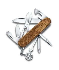 Victorinox Swiss Knives Couteau suisse Victorinox Super Tinker Wood Winter Magic Limited Edition 2022 1.4701.63E1 - Couteller...