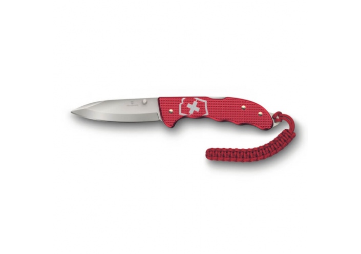 Victorinox Swiss Knives Couteau de poche Victorinox Evoke Alox Rouge avec ouverture une main 0.9415.D20 - Coutellerie du Jet ...