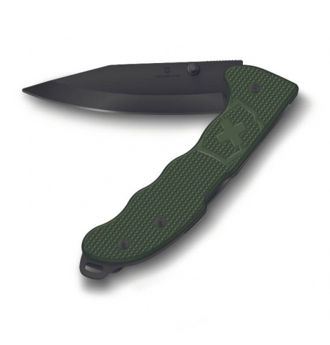 Victorinox Swiss Knives Couteau de poche Victorinox Evoke BSH Alox Vert Olive avec ouverture une main 0.9425.DS24 - Couteller...