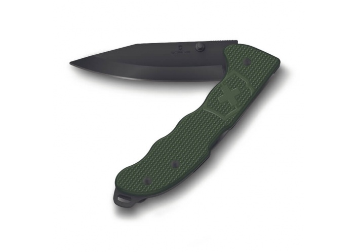 Victorinox Swiss Knives Couteau de poche Victorinox Evoke BSH Alox Vert Olive avec ouverture une main 0.9425.DS24 - Couteller...