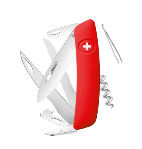Swiza Swiss Knives Couteau suisse Swiza D07 Standard KNI.0110.1000 - Coutellerie du Jet d'eau