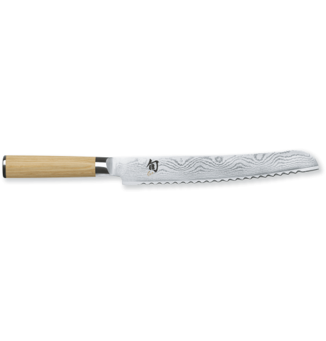 KAI Couteau à pain KAI Shun Classic White damas (23 cm) DM-0705W - Coutellerie du Jet d'eau