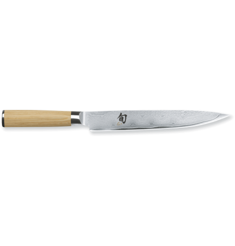 KAI Couteau à jambon KAI Shun Classic White damas (23 cm) DM-0704W - Coutellerie du Jet d'eau