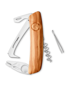 Swiza Swiss Knives Couteau suisse Swiza HO03TT Horse Wood Olive Tick-Tool (Bois d'olivier) KHO.0070.6310 - Coutellerie du Jet...