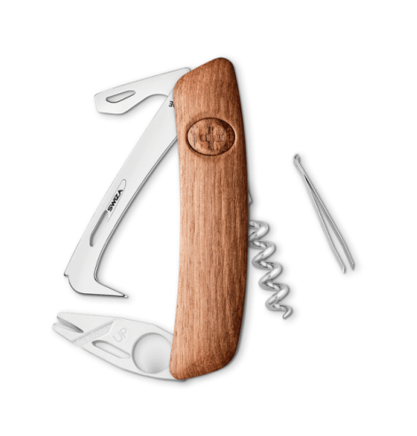 Swiza Swiss Knives Couteau suisse Swiza HO03TT Horse Tick-Tool en Bois de noyer KHO.0070.6300 - Coutellerie du Jet d'eau