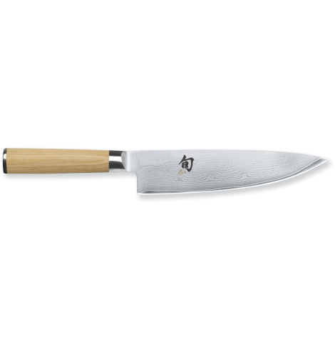 KAI Couteau de cuisine KAI Shun Classic White damas (20 cm) DM-0706W - Coutellerie du Jet d'eau