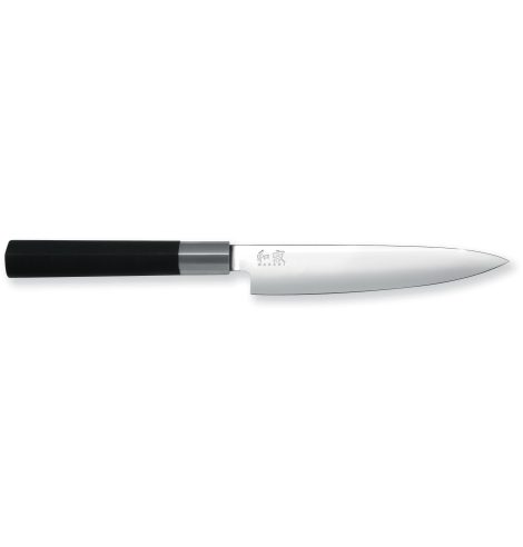 KAI Couteau universel KAI Wasabi Black (15 cm) 6715U - Coutellerie du Jet d'eau
